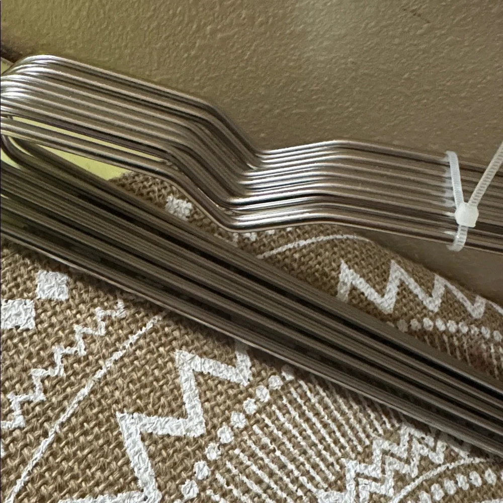 Premium Stainless Steel Hangers (10) & Clips(10) Set for bundle add on